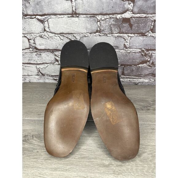 French Shriner Reject Black Leather Buckle Strap Ankle Boots Men’s 10.5D US/44EU main image 4